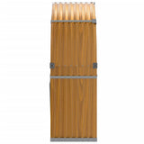 Log Holder Wood Look 120x45x140 cm Galvanised Steel - 45-Degree Angle