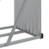 Log Holder Wood Look 180x45x100 cm Galvanised Steel