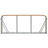 Log Holder Wood Look 234x45x100 cm Galvanised Steel