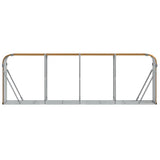 Log Holder Wood Look 300x45x100 cm Galvanised Steel
