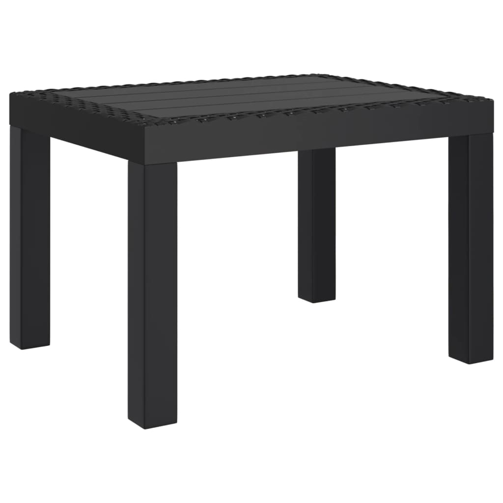 Garden Table Anthracite 59x47x40 cm PP
