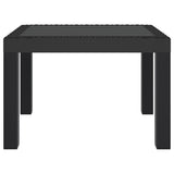 Garden Table Anthracite 59x47x40 cm PP