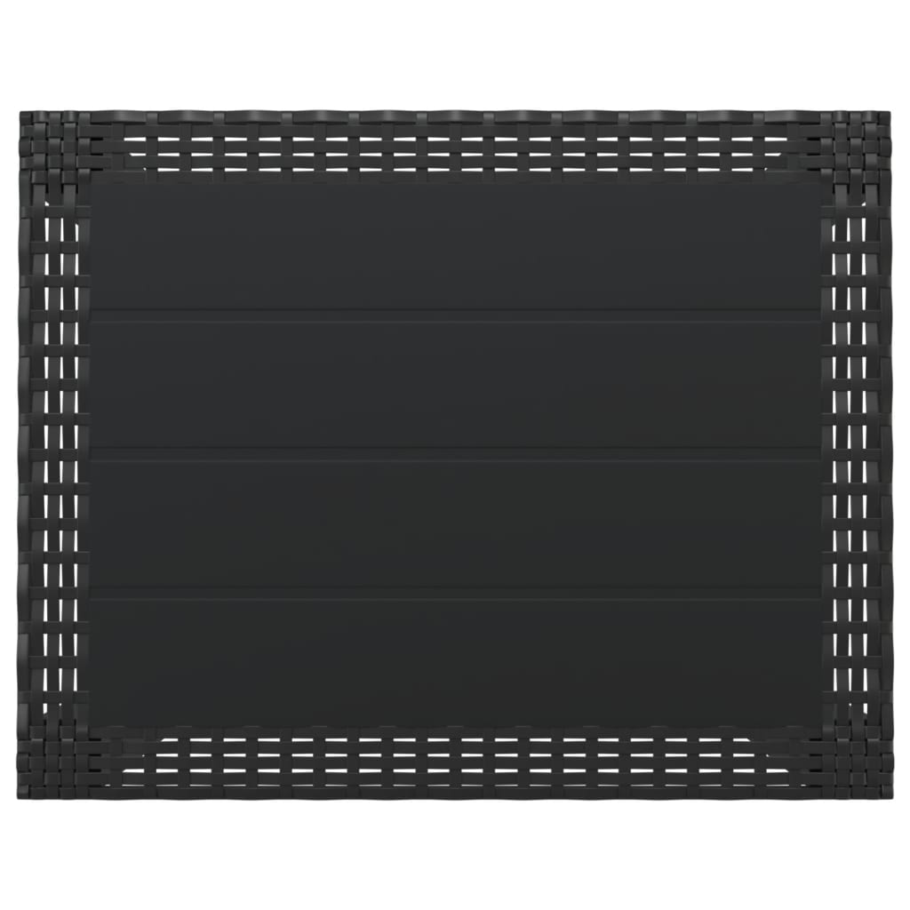 Garden Table Anthracite 59x47x40 cm PP