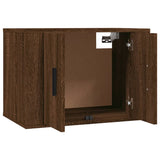 Wall-mounted TV Cabinets 2 pcs Brown Oak 57x34.5x40 cm - 45-Degree Angle