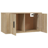 Wall-mounted TV Cabinets 2 pcs Sonoma Oak 80x34.5x40 cm - 45-Degree Angle