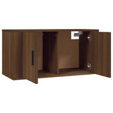 Wall-mounted TV Cabinets 2 pcs Brown Oak 80x34.5x40 cm - 45-Degree Angle