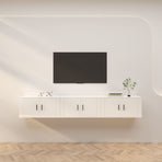 Wall-mounted TV Cabinets 3 pcs High Gloss White 80x34.5x40 cm