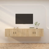 Wall-mounted TV Cabinets 2 pcs Sonoma Oak 100x34.5x40 cm