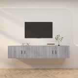 Wall-mounted TV Cabinets 2 pcs Grey Sonoma 100x34.5x40 cm