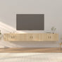 Wall-mounted TV Cabinets 3 pcs Sonoma Oak 100x34.5x40 cm