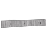 Wall-mounted TV Cabinets 3 pcs Grey Sonoma 100x34.5x40 cm