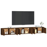 Wall-mounted TV Cabinets 3 pcs Brown Oak 100x34.5x40 cm