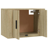 3 Piece TV Cabinet Set Sonoma Oak Engineered Wood - 45-Degree Angle