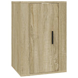 3 Piece TV Cabinet Set Sonoma Oak Engineered Wood - Rear View
