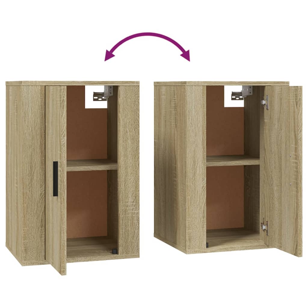 3 Piece TV Cabinet Set Sonoma Oak Engineered Wood