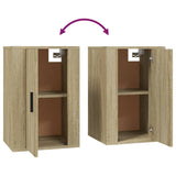 3 Piece TV Cabinet Set Sonoma Oak Engineered Wood - Close-Up Angle