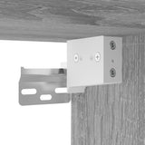 3 Piece TV Cabinet Set Grey Sonoma Engineered Wood - Low Angle