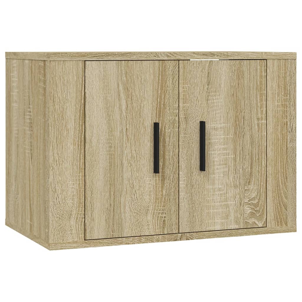 2 Piece TV Cabinet Set Sonoma Oak Engineered Wood