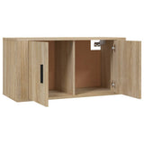 3 Piece TV Cabinet Set Sonoma Oak Engineered Wood - 45-Degree Angle