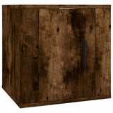 2 Piece TV Cabinet Set Smoked Oak Engineered Wood - Rear View