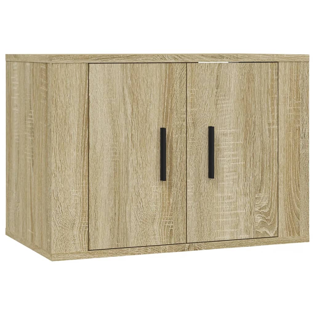4 Piece TV Cabinet Set Sonoma Oak Engineered Wood