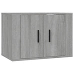 4 Piece TV Cabinet Set Grey Sonoma Engineered Wood
