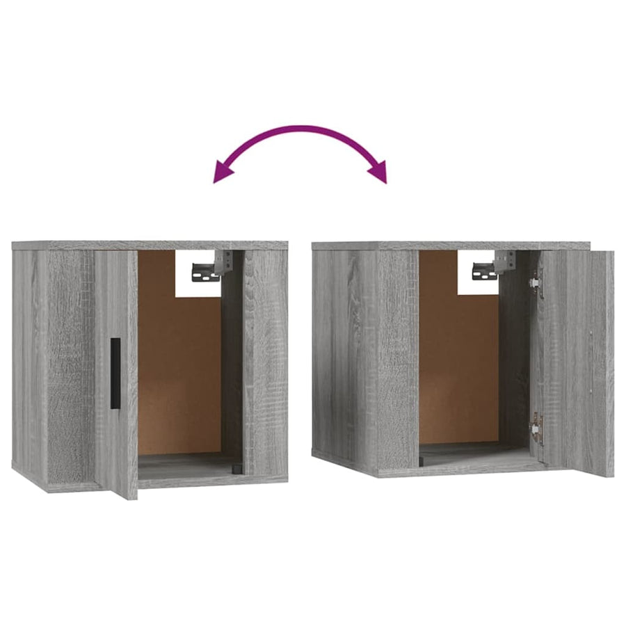 4 Piece TV Cabinet Set Grey Sonoma Engineered Wood
