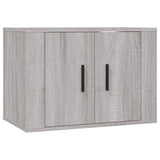 2 Piece TV Cabinet Set Grey Sonoma Engineered Wood - 45-Degree Angle