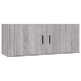 2 Piece TV Cabinet Set Grey Sonoma Engineered Wood