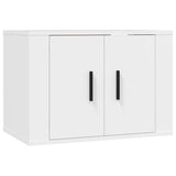 3 Piece TV Cabinet Set White Engineered Wood