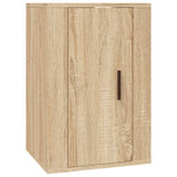 3 Piece TV Cabinet Set Sonoma Oak Engineered Wood - 45-Degree Angle