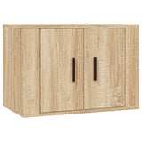 4 Piece TV Cabinet Set Sonoma Oak Engineered Wood - Top-Down View