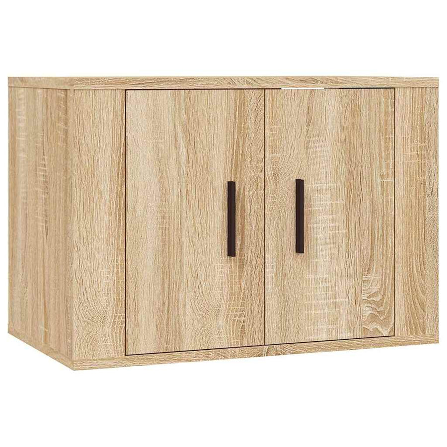 4 Piece TV Cabinet Set Sonoma Oak Engineered Wood