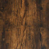 4 Piece TV Cabinet Set Smoked Oak Engineered Wood - Close-Up Angle