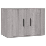 4 Piece TV Cabinet Set Grey Sonoma Engineered Wood - Top-Down View