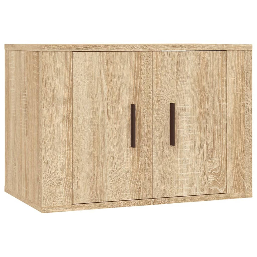 4 Piece TV Cabinet Set Sonoma Oak Engineered Wood