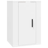 4 Piece TV Cabinet Set White Engineered Wood