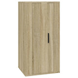 5 Piece TV Cabinet Set Sonoma Oak Engineered Wood - 45-Degree Angle