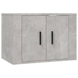 5 Piece TV Cabinet Set Concrete Grey Engineered Wood - Top-Down View