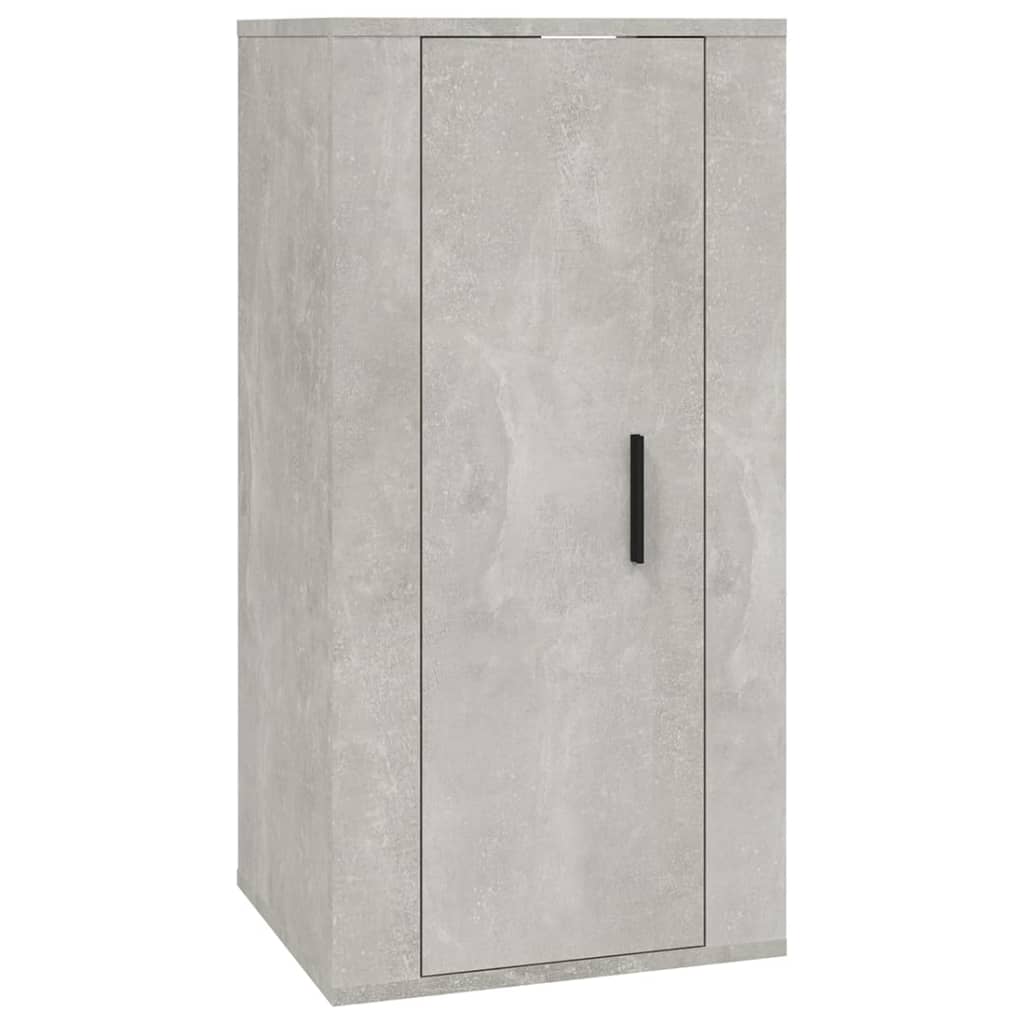 5 Piece TV Cabinet Set Concrete Grey Engineered Wood