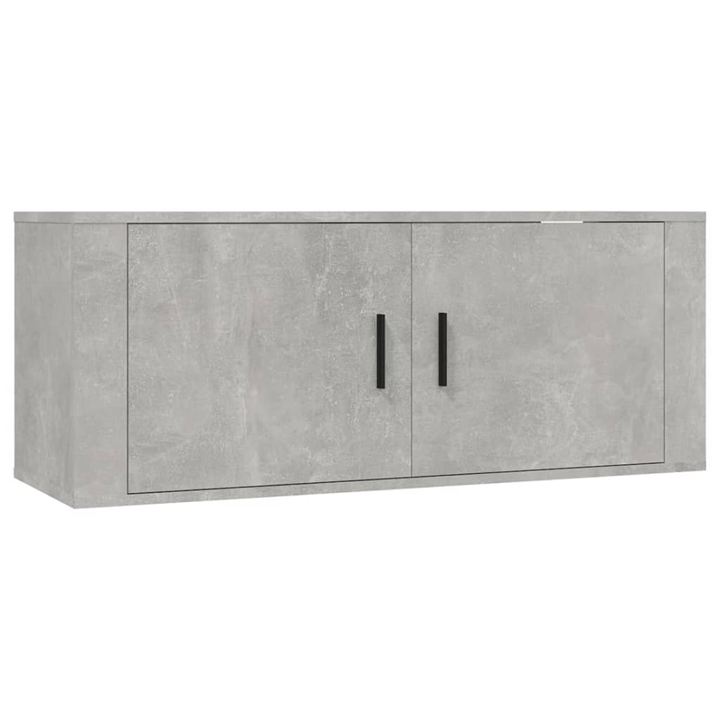5 Piece TV Cabinet Set Concrete Grey Engineered Wood