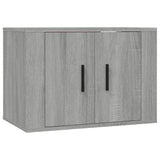 5 Piece TV Cabinet Set Grey Sonoma Engineered Wood - Top-Down View