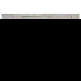 5 Piece TV Cabinet Set Concrete Grey Engineered Wood - Top-Down View