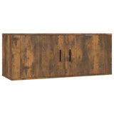 5 Piece TV Cabinet Set Smoked Oak Engineered Wood