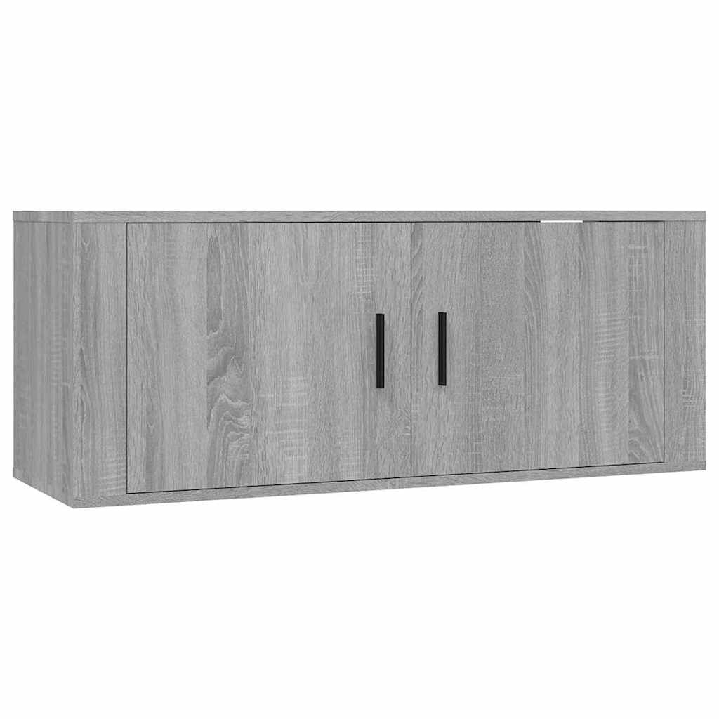 5 Piece TV Cabinet Set Grey Sonoma Engineered Wood