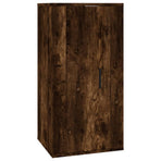 8 Piece TV Cabinet Set Smoked Oak Engineered Wood