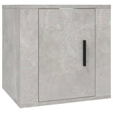 5 Piece TV Cabinet Set Concrete Grey Engineered Wood - 45-Degree Angle