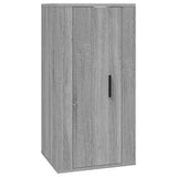 5 Piece TV Cabinet Set Grey Sonoma Engineered Wood - Rear View