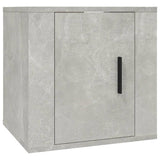 6 Piece TV Cabinet Set Concrete Grey Engineered Wood - 45-Degree Angle