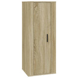 3 Piece TV Cabinet Set Sonoma Oak Engineered Wood - 45-Degree Angle